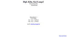 Tablet Screenshot of langel.eu